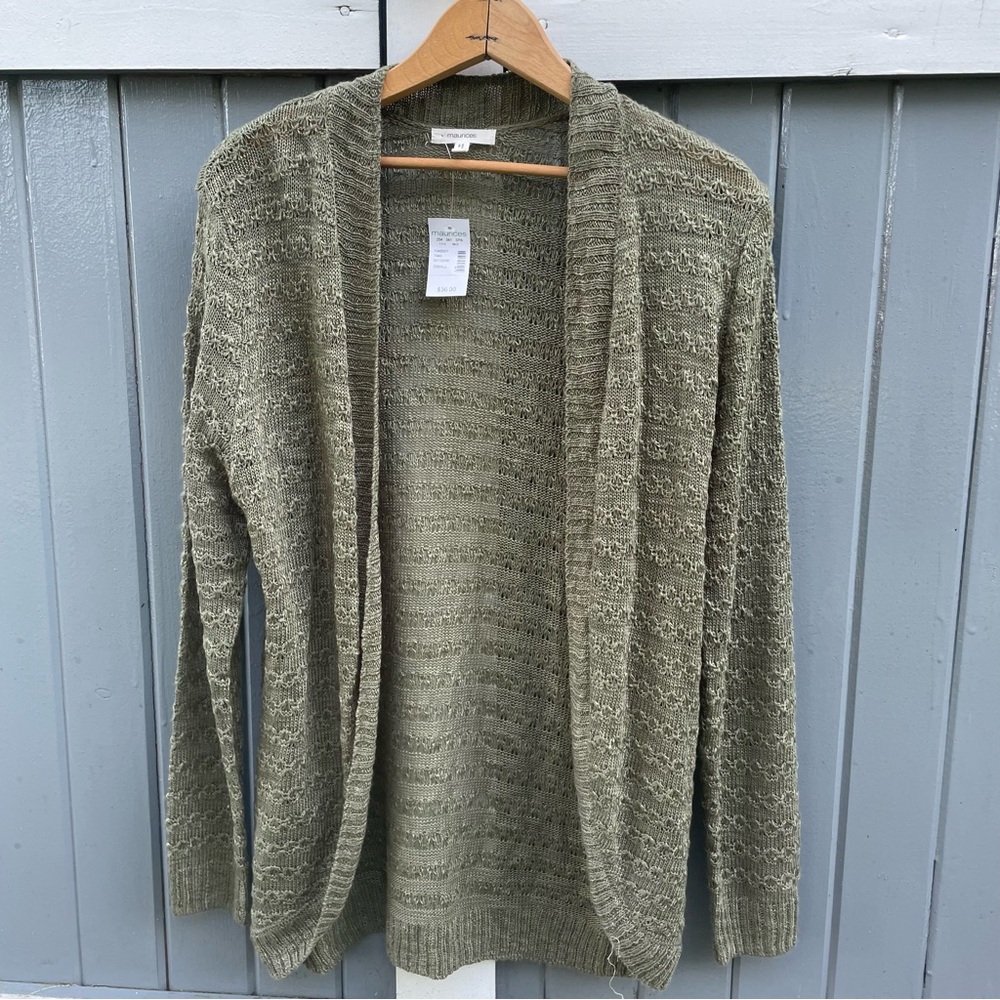 Maurices‎ Sage Green Cardigan NWT
